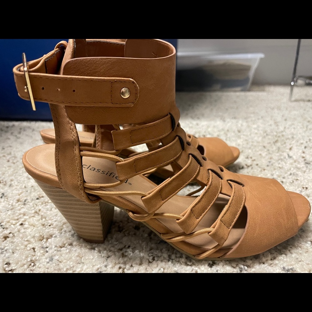Lightly worn heels